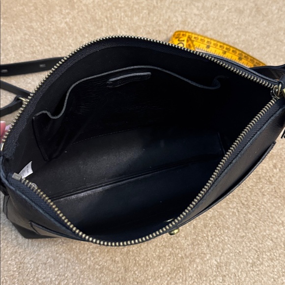 Madewell Black Leather Transport Bag - Picture 4 of 6
